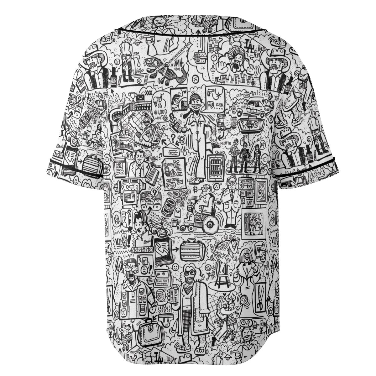The Big Lebowski Doodles Unisex Baseball Jersey