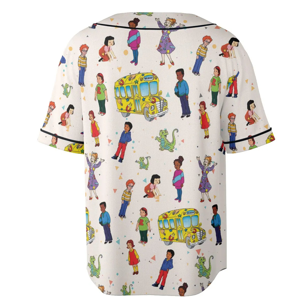The Magic School Bus Characters Unisex Baseball Jersey