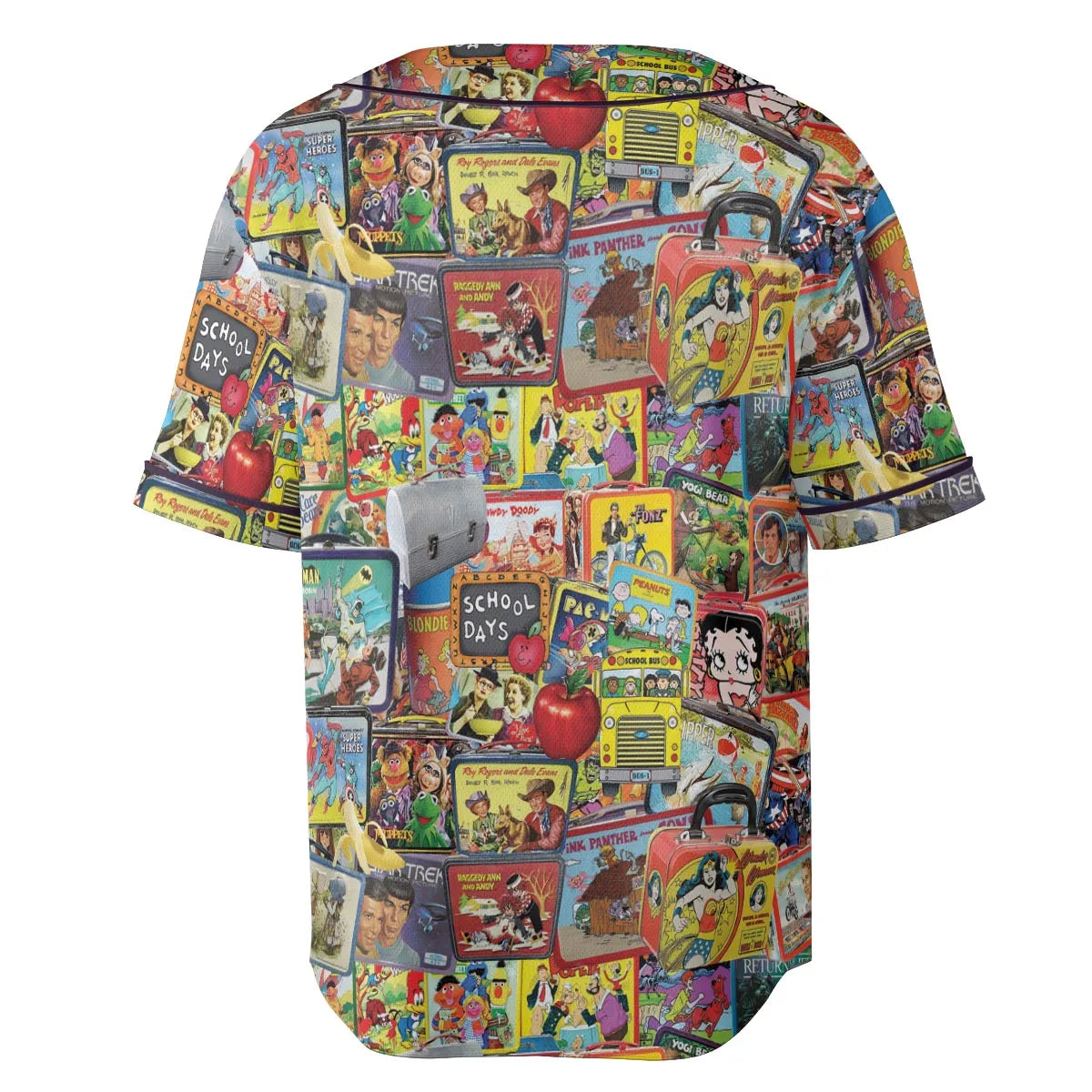 Retro Land TV Shows Unisex Baseball Jersey