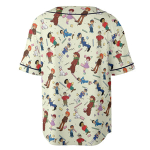 The Little Rascals Cartoon Characters Unisex Baseball Jersey