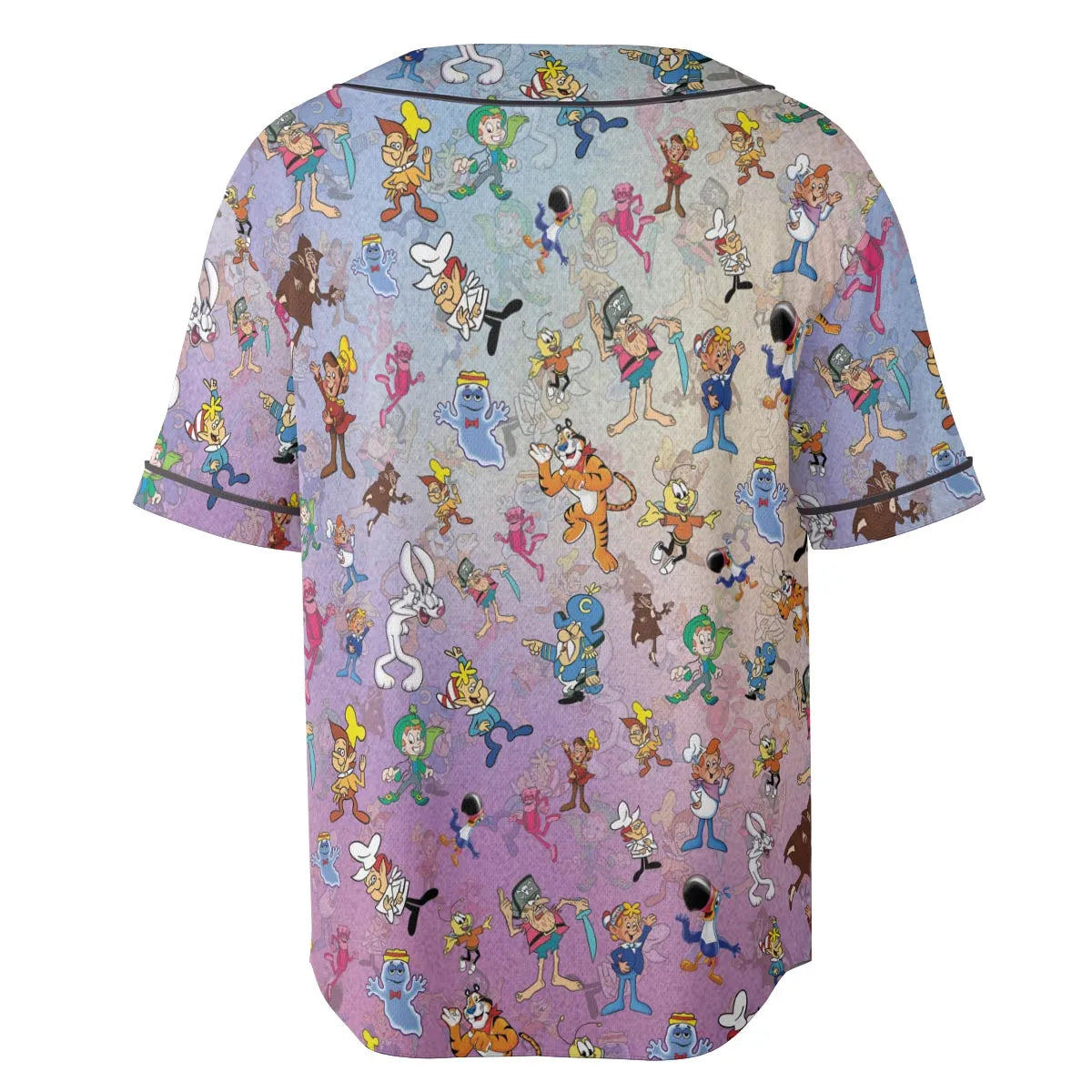 80s 90s Commercial Cereal Mascots Unisex Baseball Jersey