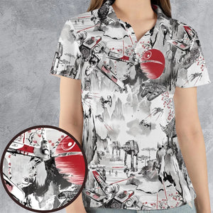 Last Battle of the Galactic Civil War AOP Men/Women Polo Shirt