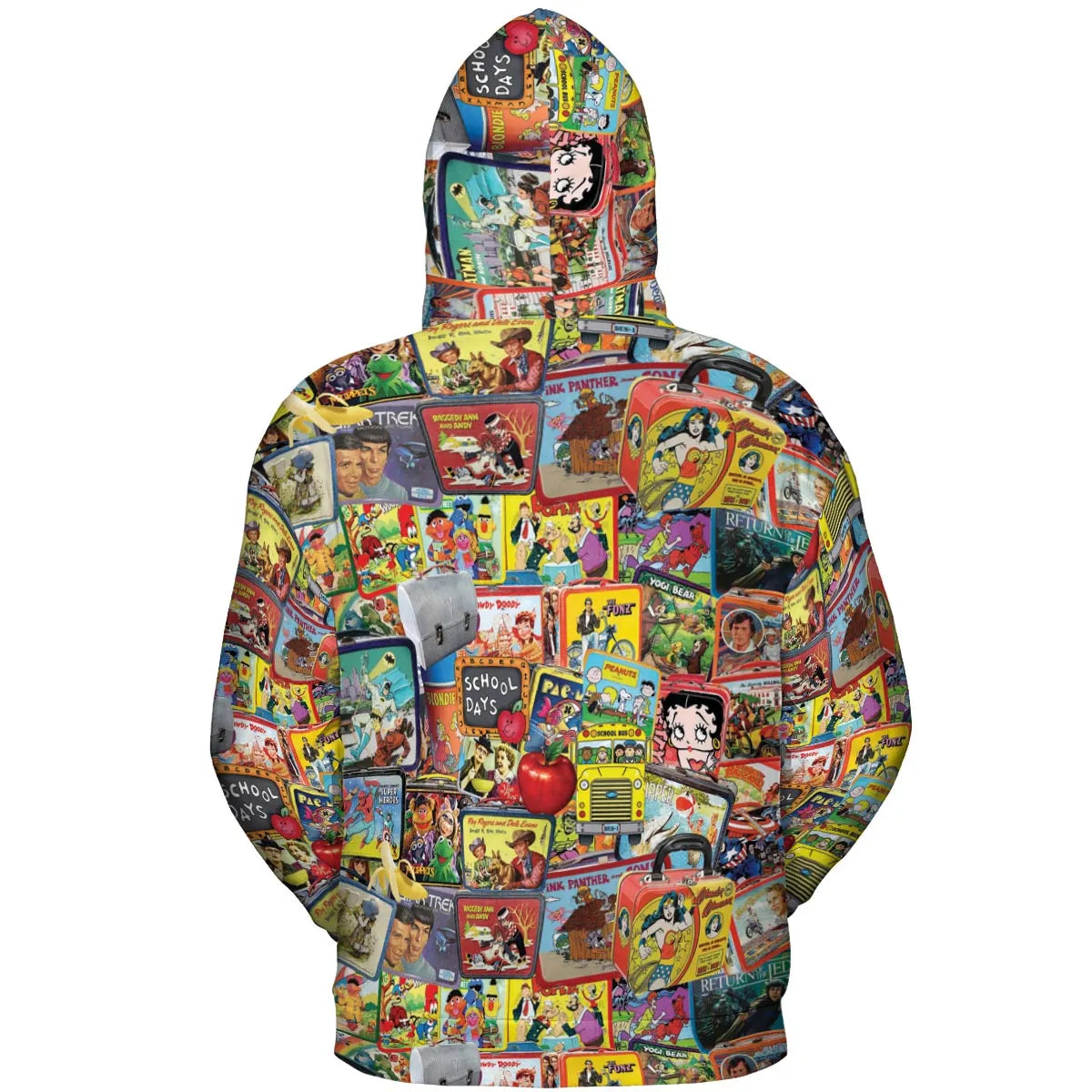 Retro Land TV Shows All-over Print Hoodie
