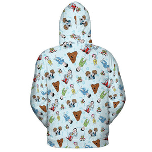 All-over Print Hoodie - JVZLBDTG -  - 4