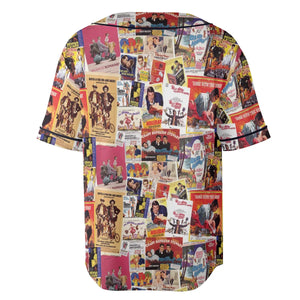 Hollywood Classics Collage Unisex Baseball Jersey