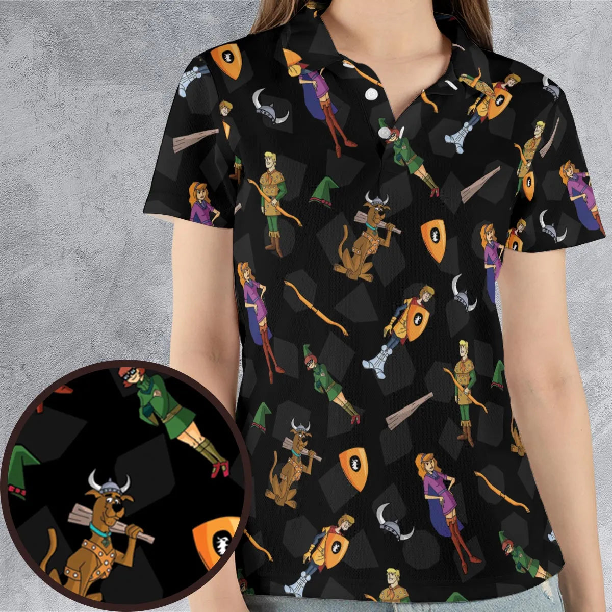 Dungeons & Mysteries AOP Men/Women Polo Shirt