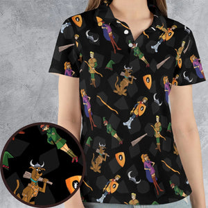 Dungeons & Mysteries AOP Men/Women Polo Shirt