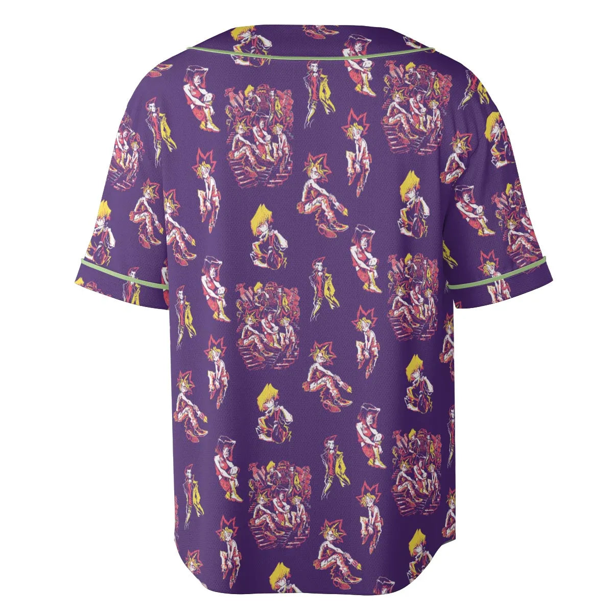 Yu Gi Oh Characters Patterns Unisex Baseball Jersey