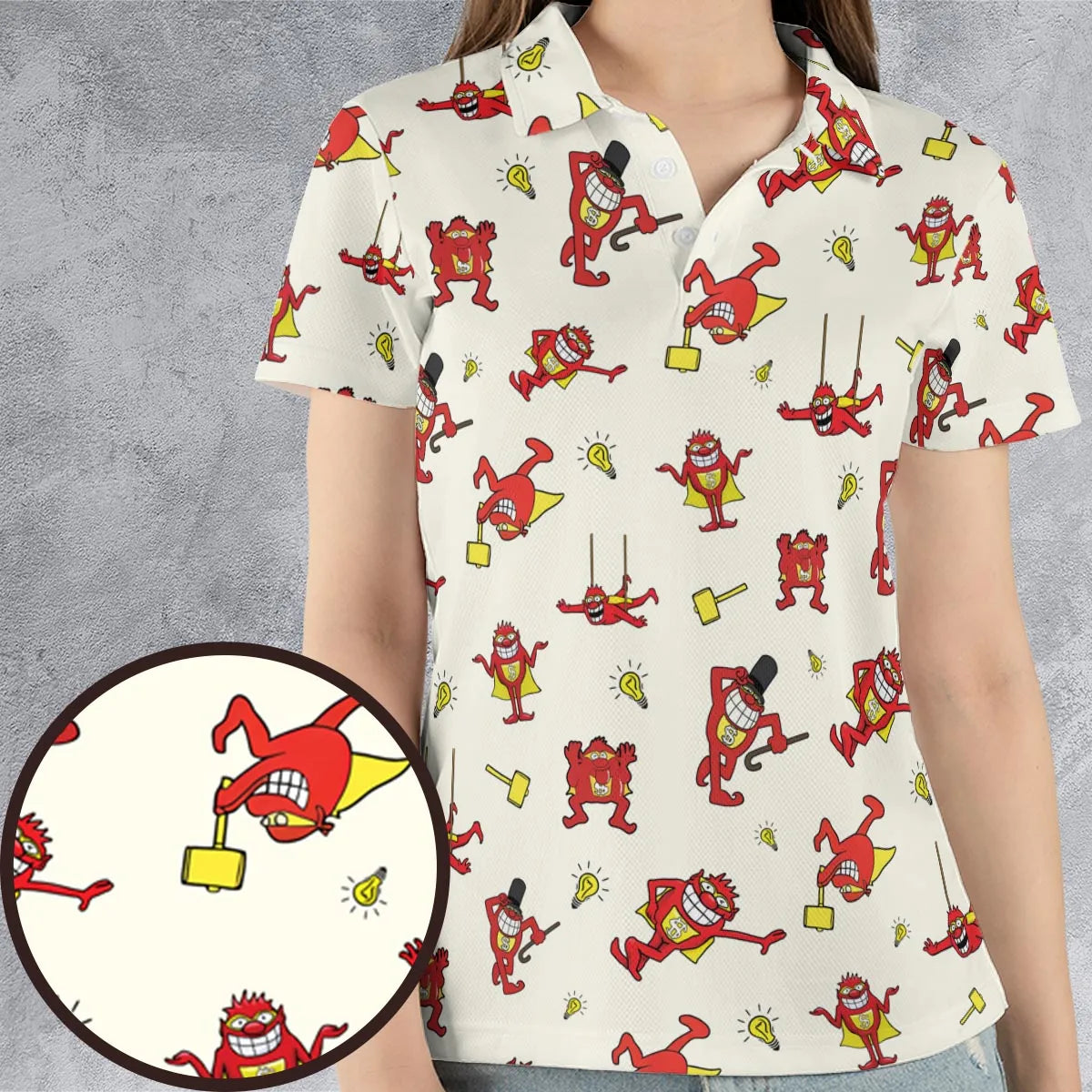Whammies Press Your Luck AOP Men/Women Polo Shirt
