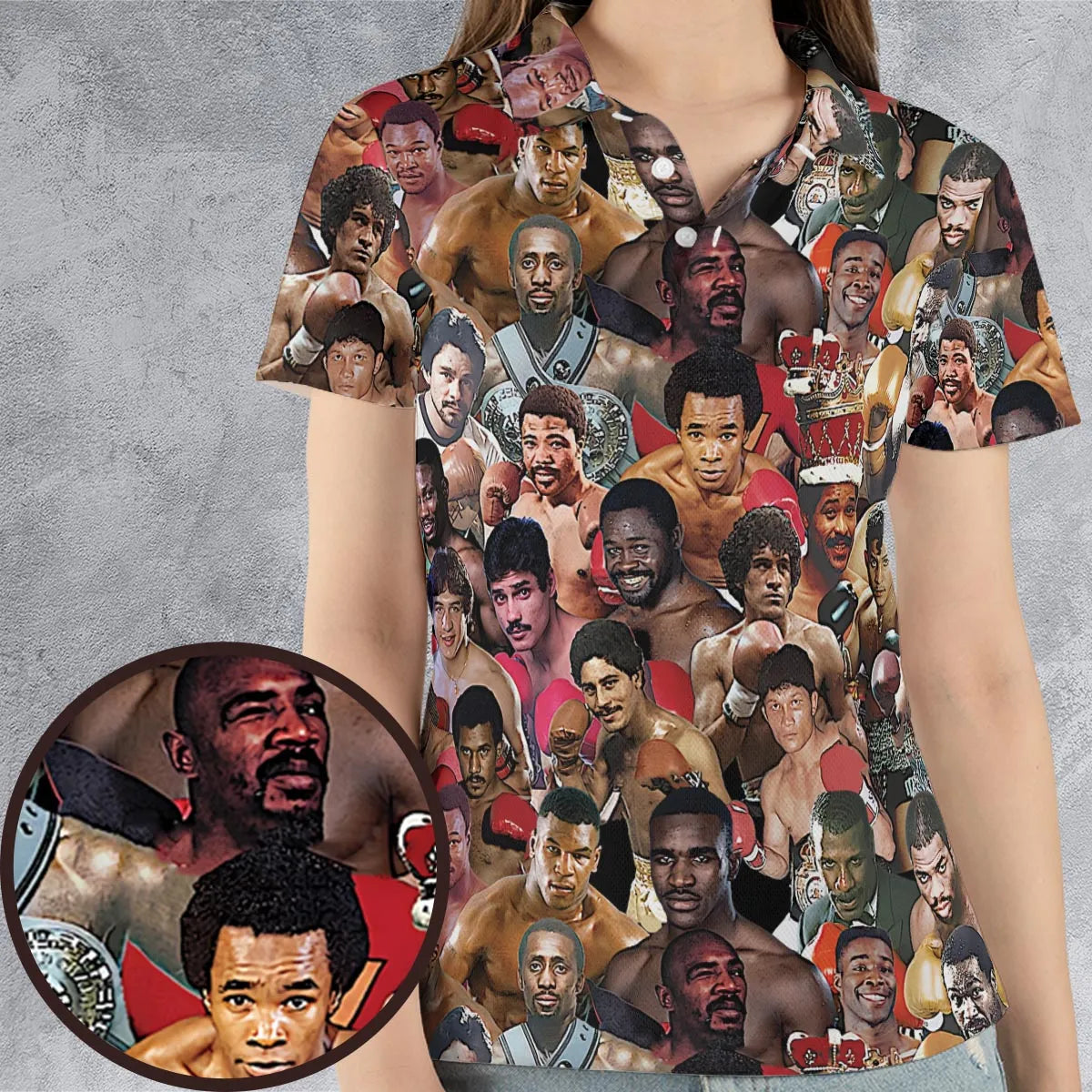 Fight Night Fit Boxing Legends AOP Men/Women Polo Shirt