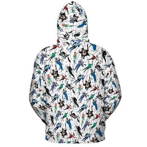 All-over Print Hoodie -  - 4