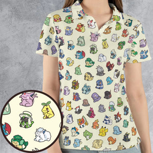 Pokemon In Substitute Style AOP Men/Women Polo Shirt