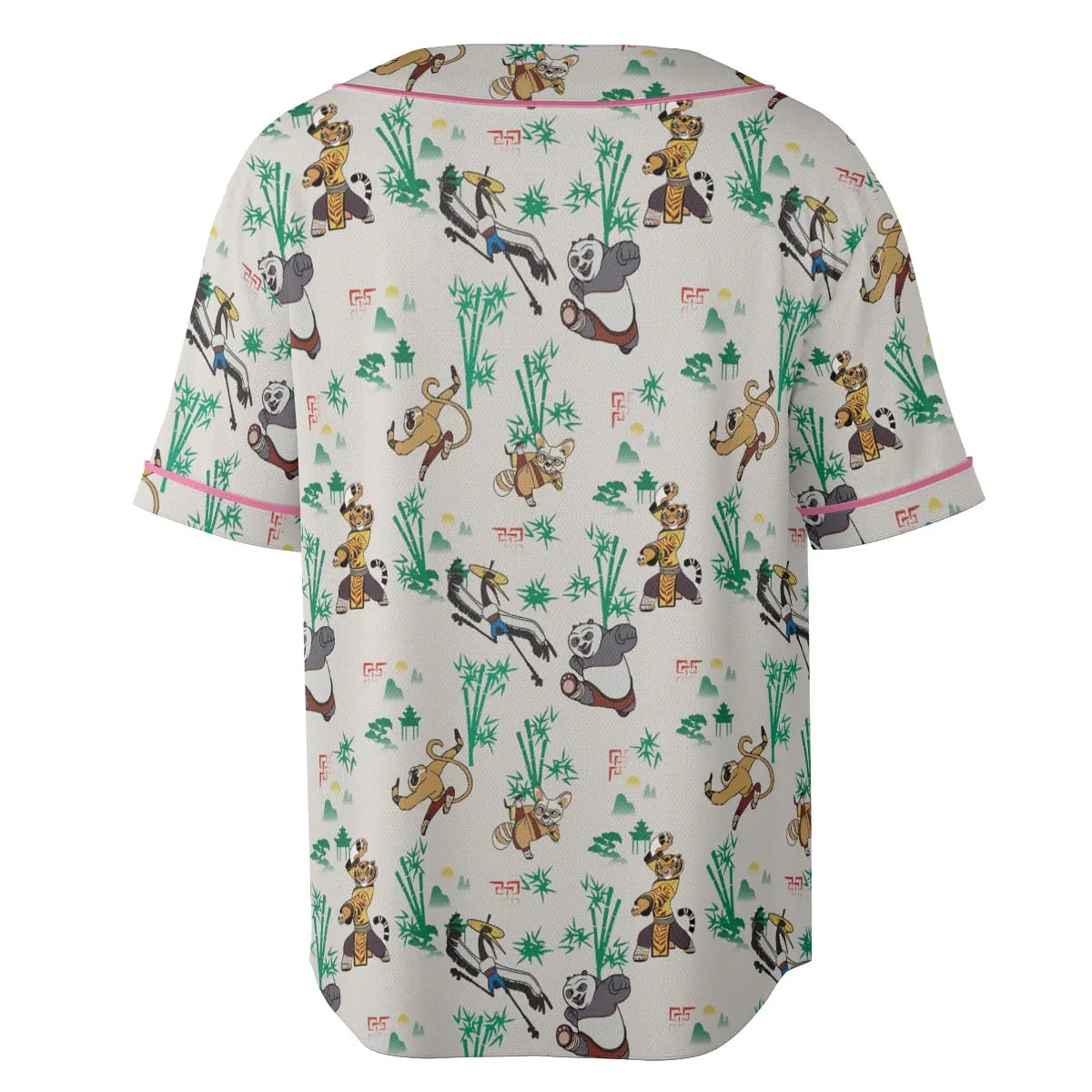 Kung Fu Panda Characters Unisex Baseball Jersey