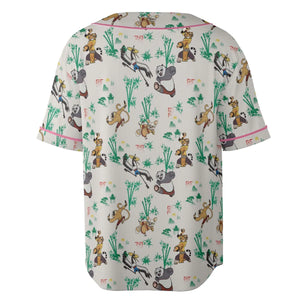 Kung Fu Panda Characters Unisex Baseball Jersey