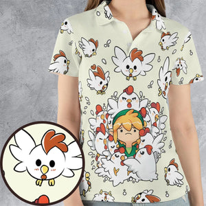 Impossible Situation The Legend of Zelda AOP Men/Women Polo Shirt