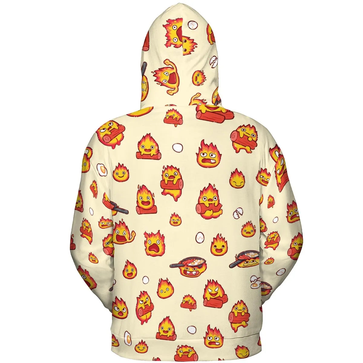 Calcifer Howl’s Moving Castle All-over Print Hoodie