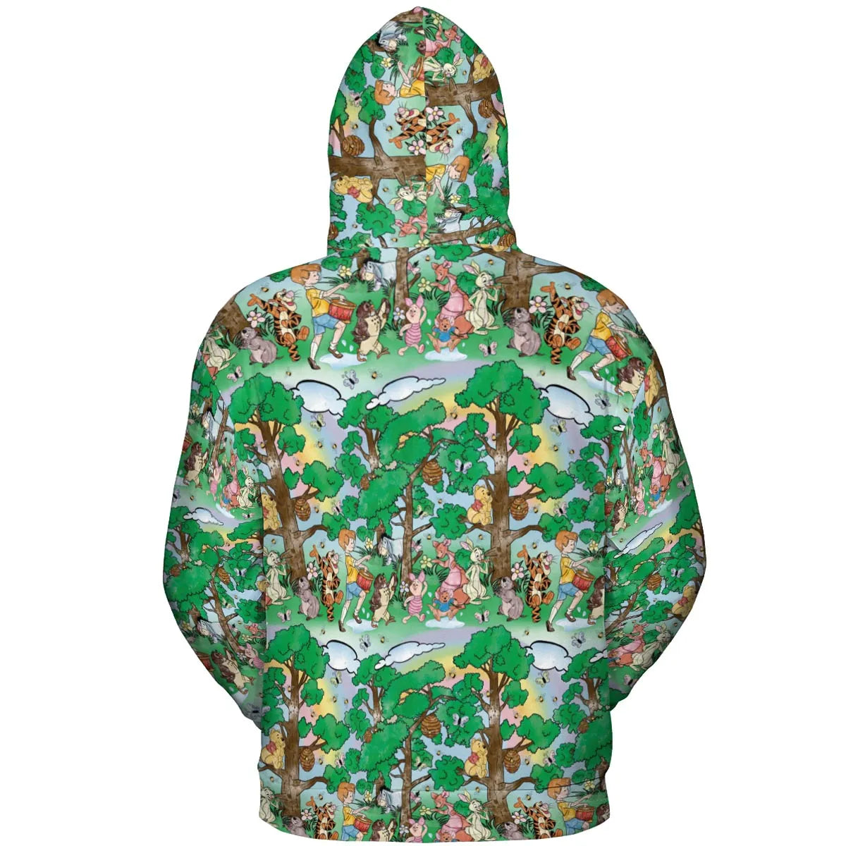 Bear and Friends Winnie the Pooh All-over Print Hoodie