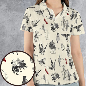 Wizard of Oz Vintage Adapt AOP Men/Women Polo Shirt