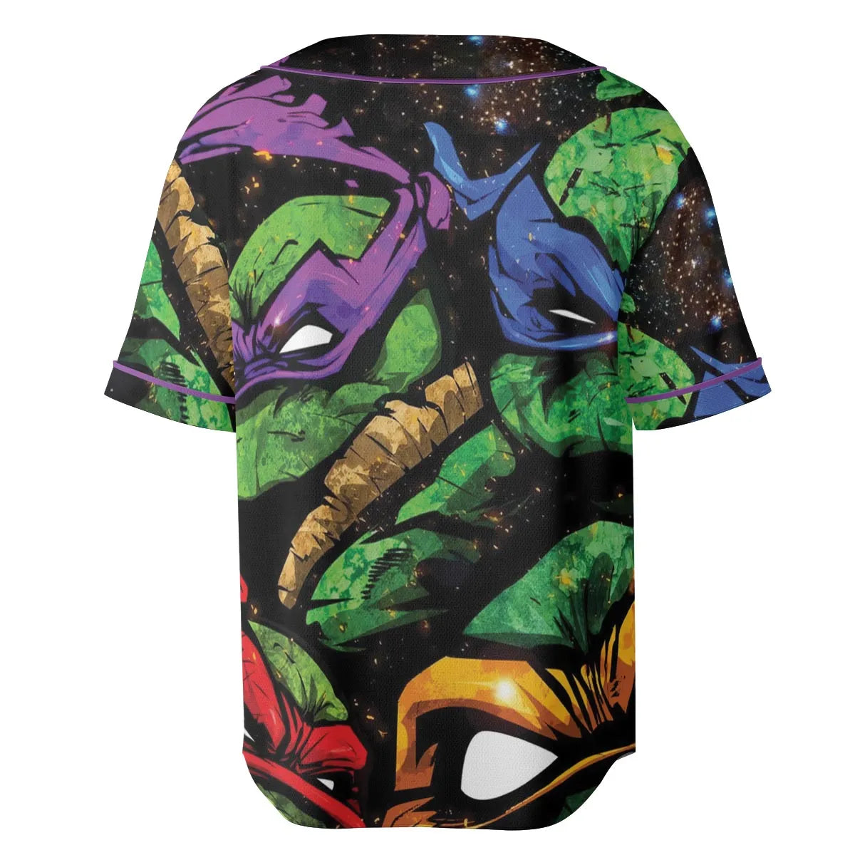 Four Ninja Turtles TMNT Unisex Baseball Jersey