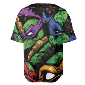Four Ninja Turtles TMNT Unisex Baseball Jersey
