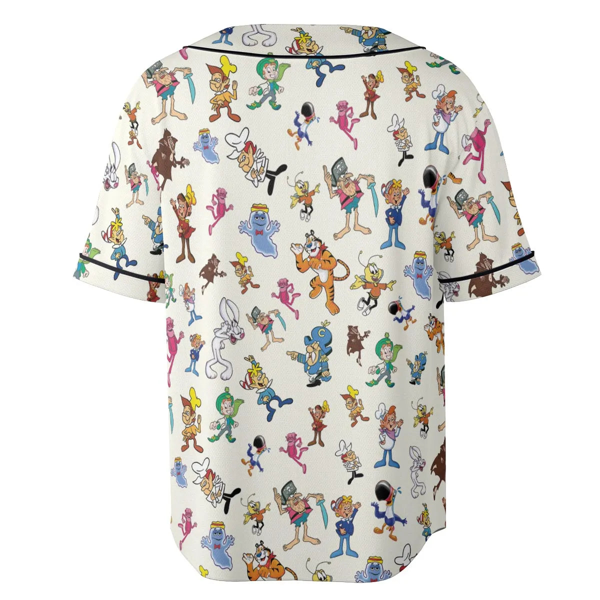 80s 90s Commercial Mascot Cereal Unisex Baseball Jersey