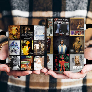 2Pac Accent Mug Iconic Album Cover Collage Gift