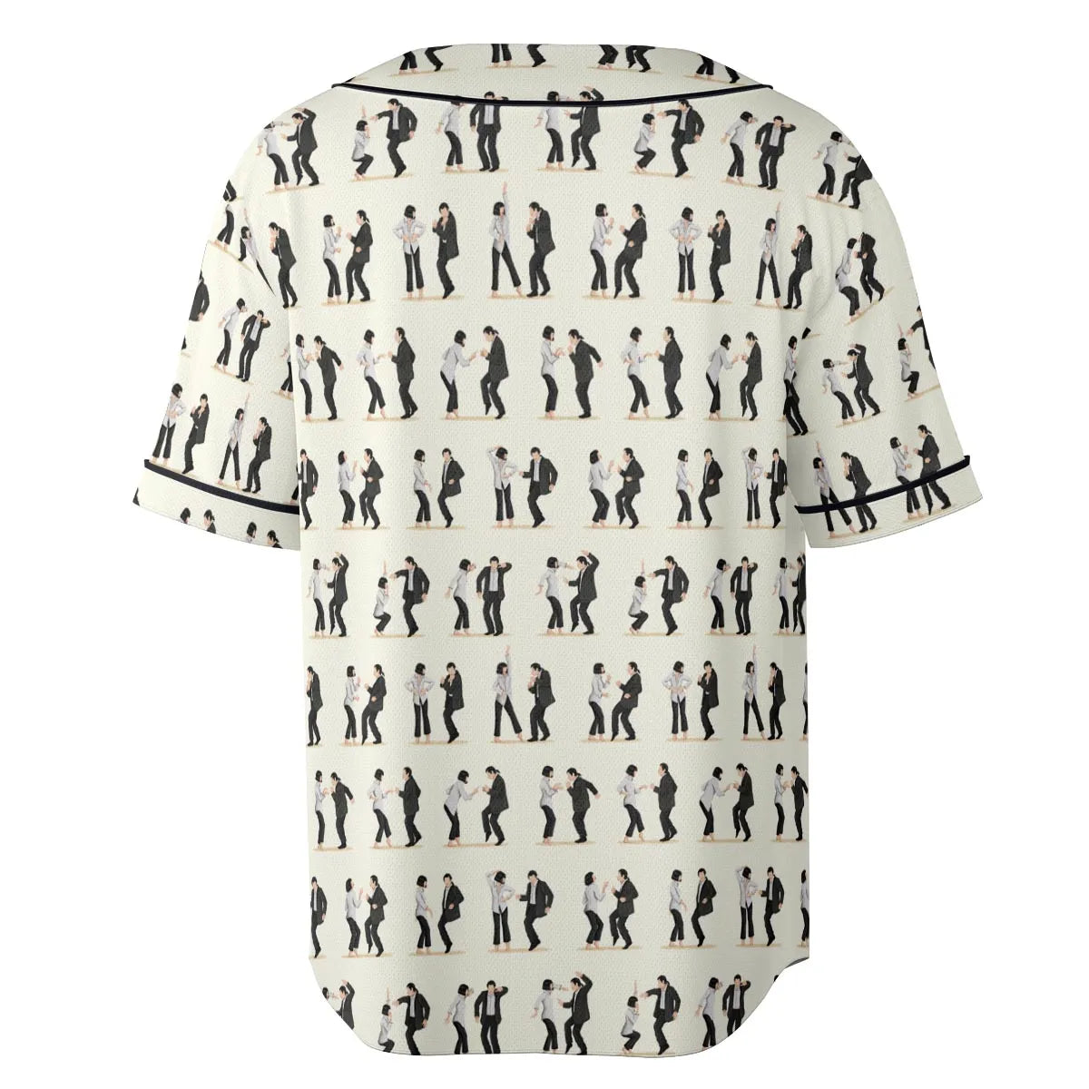 Mia Wallace and Vincent Vega Dance Pulp Fiction Unisex Baseball Jersey