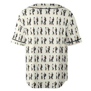 Mia Wallace and Vincent Vega Dance Pulp Fiction Unisex Baseball Jersey
