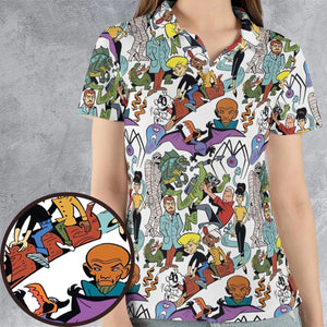 The Adventures Jonny Quest AOP Men/Women Polo Shirt
