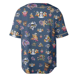Dream Land Holiday Kirby Unisex Baseball Jersey