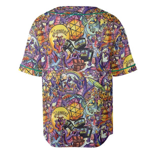 The Cute Dragon Figment Unisex Baseball Jersey