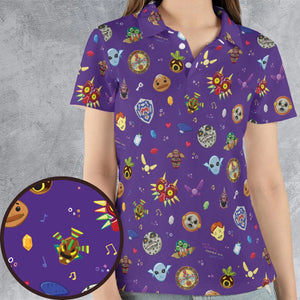 The Final Days The Legend of Zelda AOP Men/Women Polo Shirt