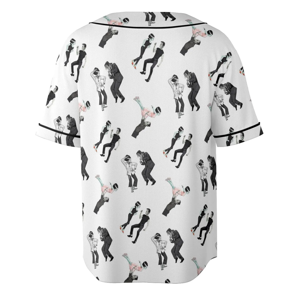 Frankenstein And Bride Movie Dance Scenes Unisex Baseball Jersey