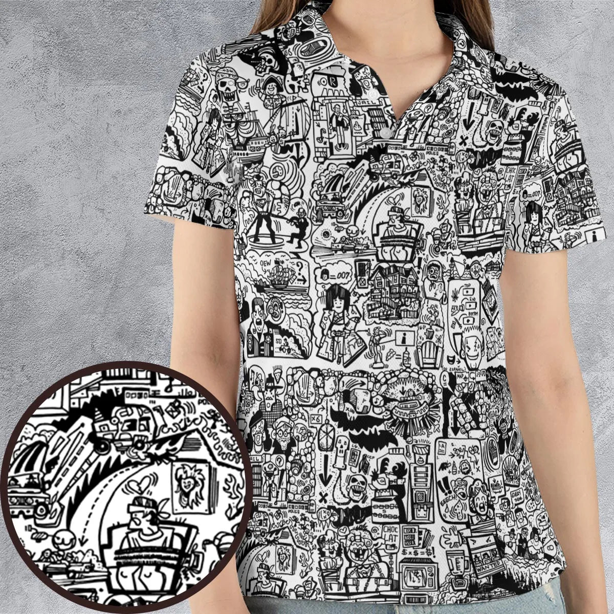 Classic Adventures The Goonies AOP Men/Women Polo Shirt