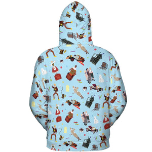 Chitty Chitty Bang Bang Patterns All-over Print Hoodie