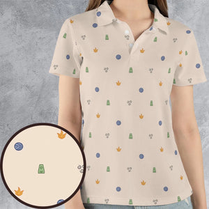 Avatar The Last Airbender Four Elements Pattern AOP Men/Women Polo Shirt
