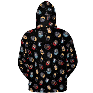 Live Long and Paws-purr Star Trek All-over Print Hoodie