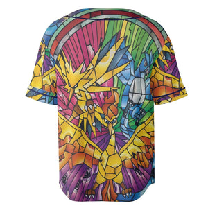 Legendary Birds Pokemon Unisex Baseball Jersey