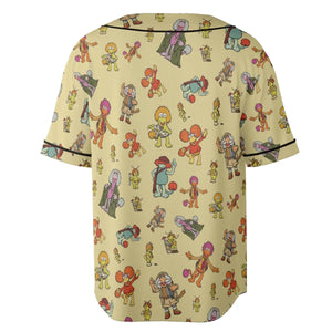 Fraggle Rock Characters Unisex Baseball Jersey