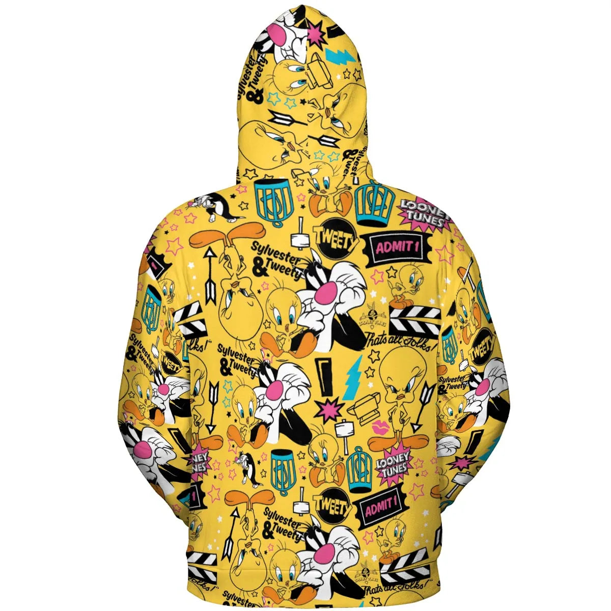 Cartoon Drip Looney Tunes All-over Print Hoodie