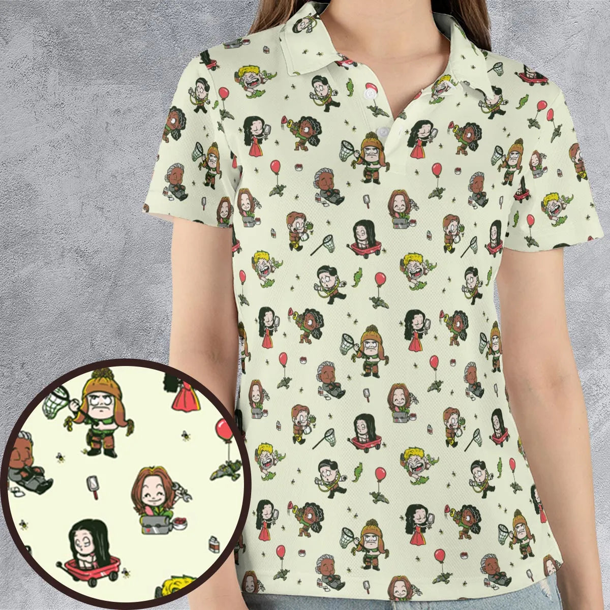 Firefly Characters AOP Men/Women Polo Shirt