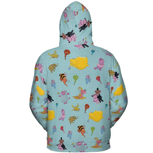 Heffalumps and Woozles Winnie the Pooh All-over Print Hoodie