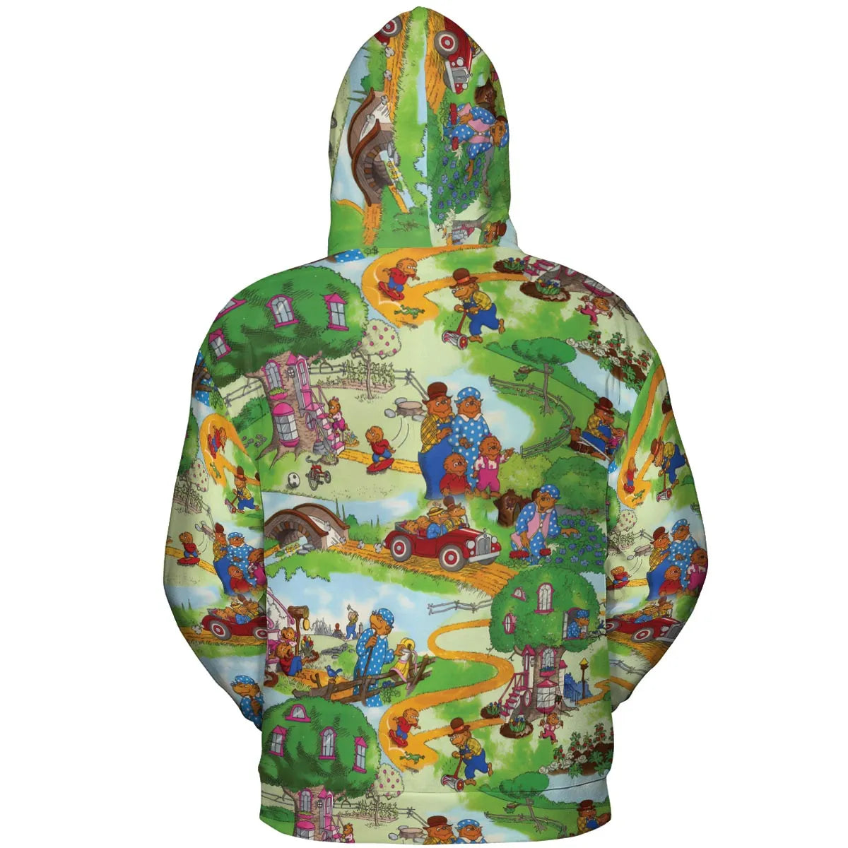 A Big Treehouse Berenstain Bears All-over Print Hoodie