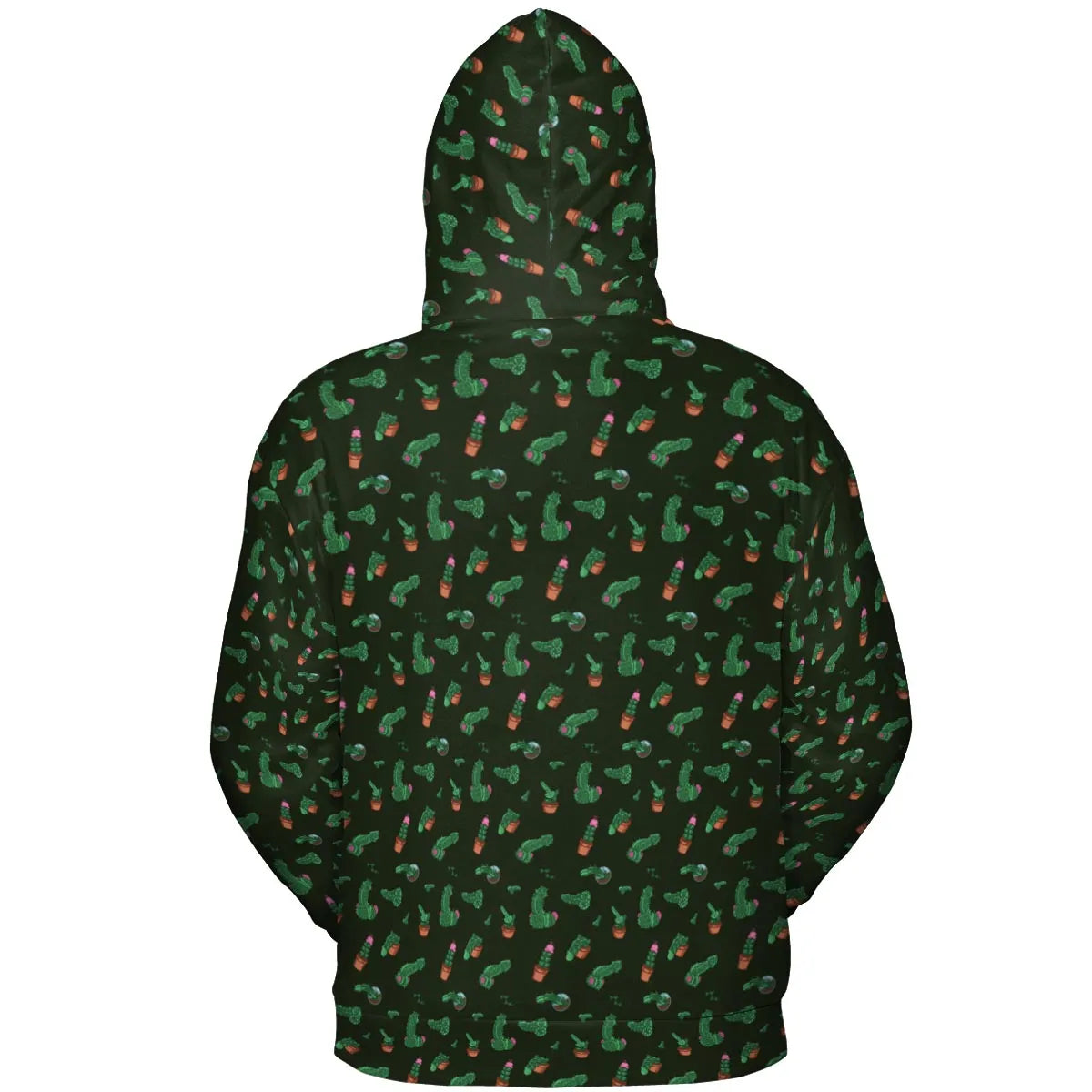 Funny Plants Pattern All-over Print Hoodie