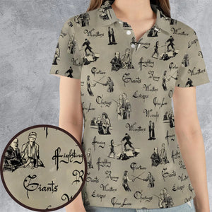 Hencing Fighting The Princess Bride AOP Men/Women Polo Shirt