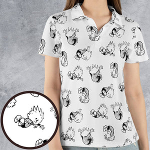 AOP Men/Women Polo Shirt - MU7HLGND -  - 4