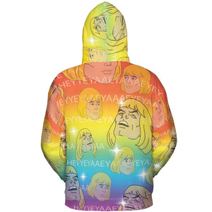 HEYYEYAA He-Man MOTU All-over Print Hoodie