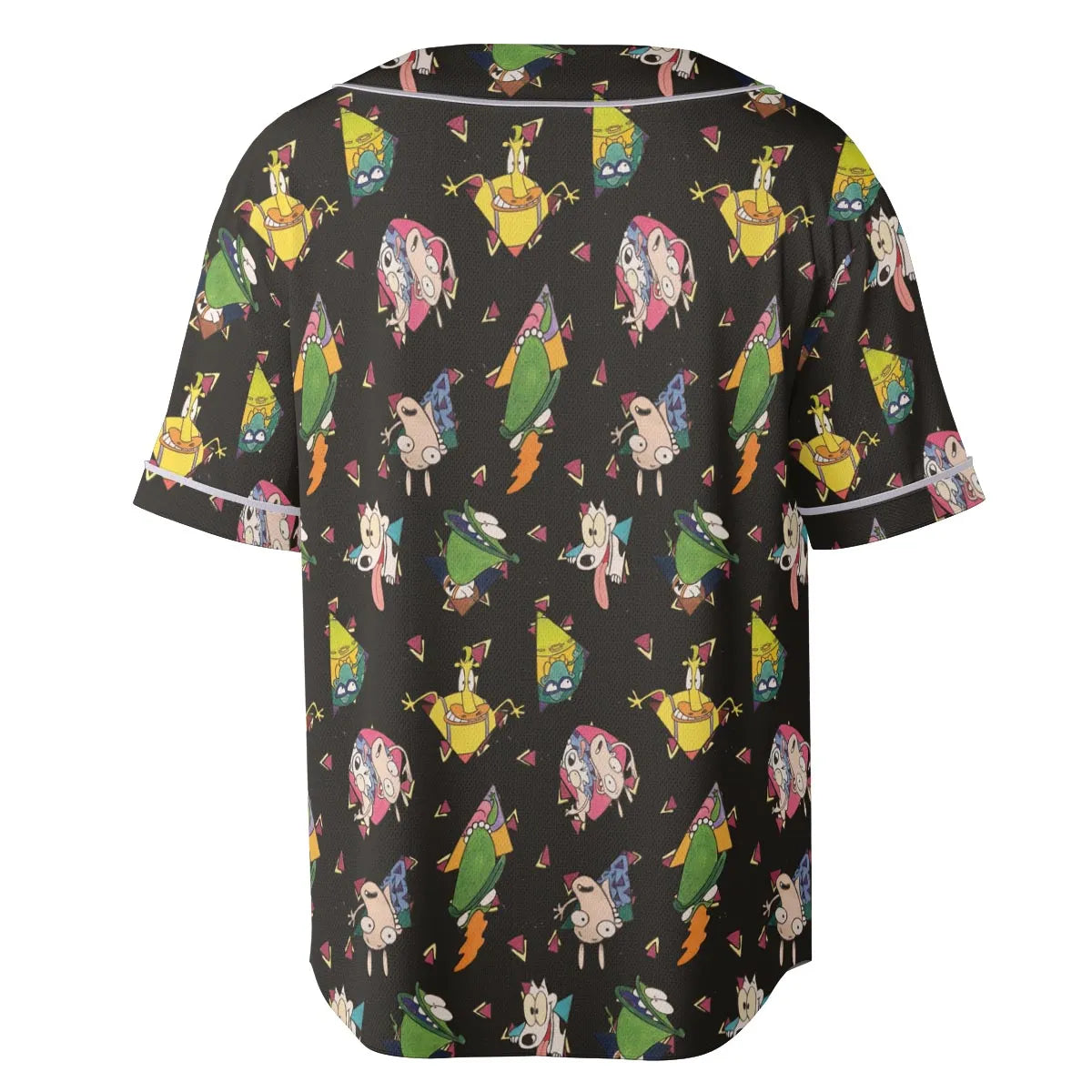 Rocko's Modern Life Pattern Unisex Baseball Jersey