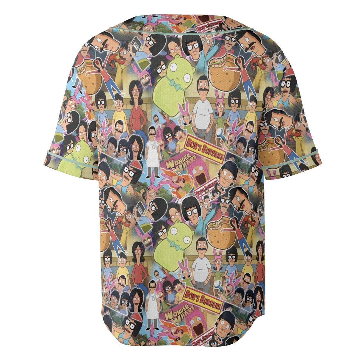 Bob's Burger Wonder Wharf Unisex Baseball Jersey