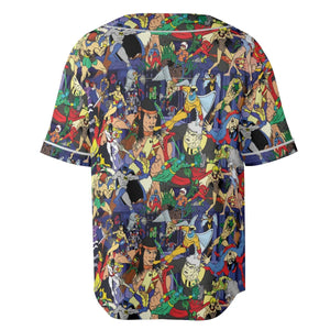 Super TV Heroes HB Unisex Baseball Jersey